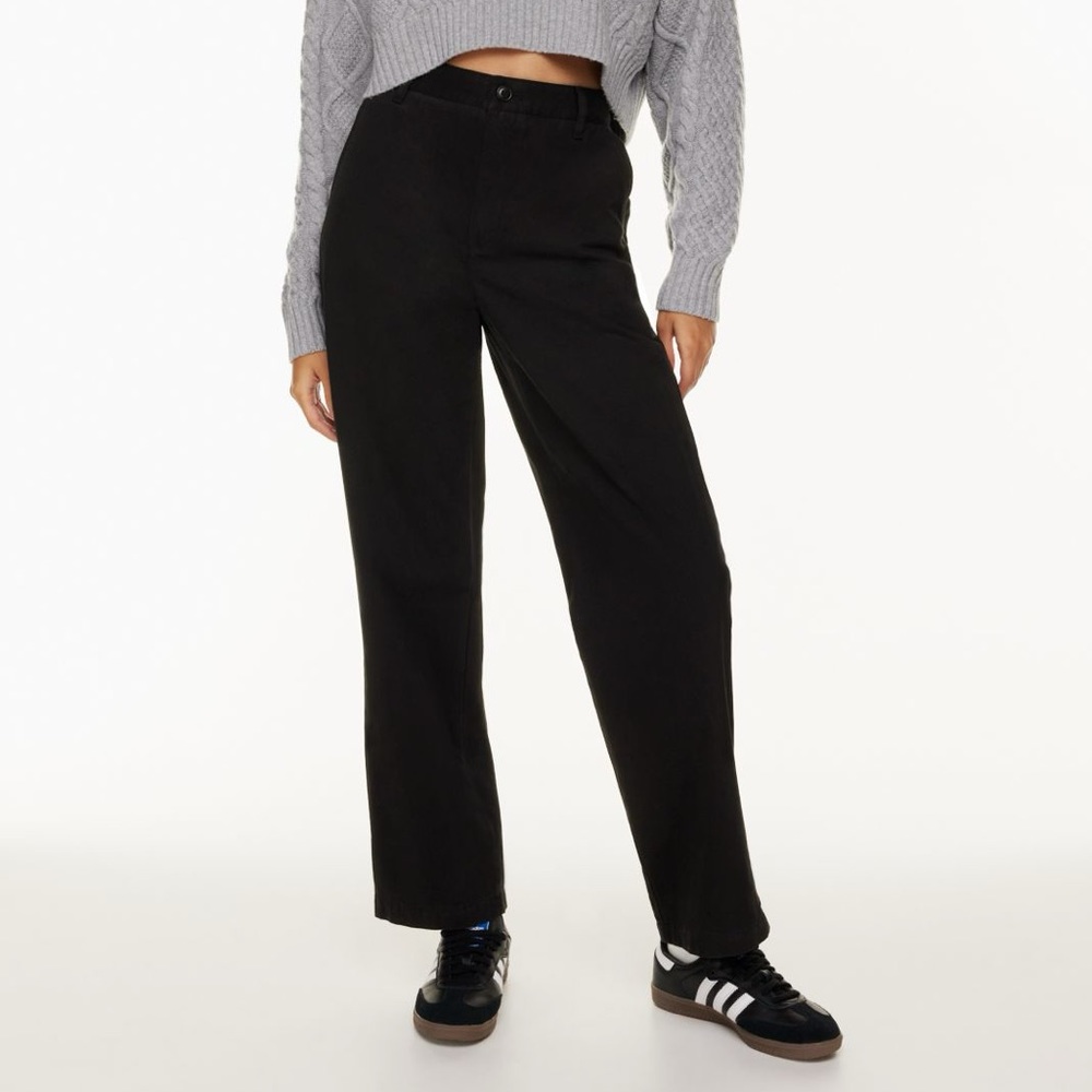 Sunday Best High Rise Black Jaden Chino Pants